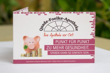 Quade-Foelke-Apotheke Strackholt Bonusheft